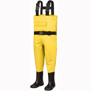 Cuissardes de pêche OEM en PVC léger pour tout-petits enfants Cuissardes de poitrine en nylon avec bottes Équipement de chasse imperméable pour jeunes - Product Image 2