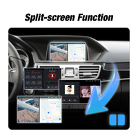 Adaptador Inalámbrico CarPlay Android Auto para Mercedes Benz Clase C W204 2011-2014, Módulo Decodificador, Compatible con Cámara Trasera y Mirror Link