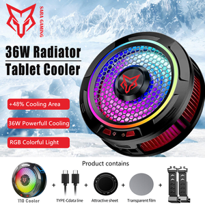 Sarafox X9 PRO 36w Three-speed Adjustable RGB Magnetic and Back-clip Semiconductor Refrigeration Tablet / Phone Radiator Cooler - Product Image 2