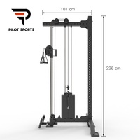 Équipement de fitness commercial à domicile câble unique tirer vers le bas Lat Machine pour l'entraînement pour les gymnases à domicile et les installations de fitness