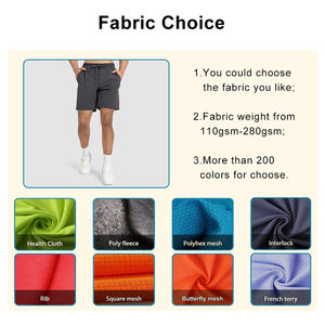 Shorts de sport amples et imperméables avec logo personnalisé, mode masculine, décontractés, légers, respirants, séchage rapide, été - Product Image 3