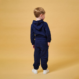 CONTIKIDS FST149 New York Set 100% algodón sólido niños ropa de manga larga superior e inferior Unisex - Product Image 5