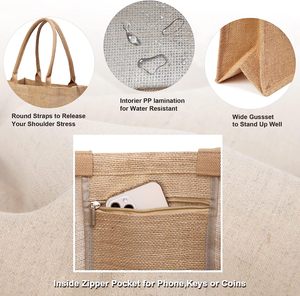 Hot Wedding Birthday Beach Festival Gift for Mom <strong>Teacher</strong> Friend Bridesmaid Initial <strong>Tote</strong> Jute <strong>Bags</strong> - Product Image 4