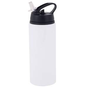 Usine Meilleure Vente Sublimation DIY 600ml Aluminium Grande <span class=keywords><strong>Bouche</strong></span> Sports <span class=keywords><strong>de</strong></span> Plein Air Bouteille D'eau Blanc - Product Image 4