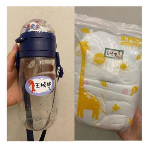 <span class=keywords><strong>Pegatinas</strong></span> de <span class=keywords><strong>nombre</strong></span> de dibujos animados, etiquetas adhesivas de hoja de vinilo de firma para <span class=keywords><strong>niños</strong></span> - Product Image 5