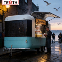 Remorque alimentaire mobile personnalisée Truth, entièrement équipée avec cuisine complète, pour restaurant, poulet rôti et tacos