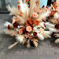 Boule de fleurs florale 5D de luxe moderne bohème tendance 2026 pour centre de table de mariage, couleur personnalisée, décoration intérieure