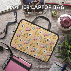 High Quality Custom Leather <b>Laptop</b> <b>Bag</b> Waterproof Business & Travel <b>Crossbody</b> Zipper Portable Size Options for Office Workers - Product Image 2