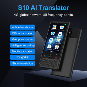 Traductor de Grupo Inteligente 4G, Nuevo Modelo S10 - Intérprete Simultáneo con Función de Tomada de Fotos sin Conexión - Dispositivo de Traducción para Viajes - Product Image 1