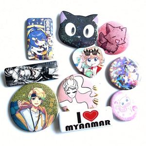 Pin Metálico con Diseño Nuevo 2022, Sin Pedido Mínimo, Impresión de Personajes de Anime, Pin de Dibujos Animados, Botón, Insignia - Product Image 3