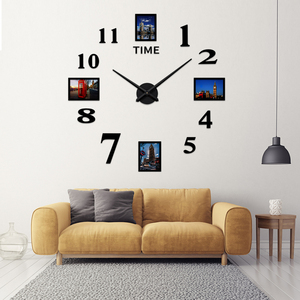 Nuovo <span class=keywords><strong>Orologio</strong></span> da Parete Fai-da-Te in Acrilico <span class=keywords><strong>a</strong></span> <span class=keywords><strong>Specchio</strong></span>, Adesivi Murali 3D, Grandi Orologi Decorativi al Quarzo - Product Image 6