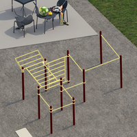 Barres de traction en acier inoxydable durable pour équipement de sport extérieur, barres de gymnastique, barres de traction pour une résistance élevée, respectueuses de l'environnement, garantie 5 ans