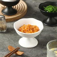 Ensemble de bols hauts en porcelaine fine de style américain pour usage domestique et en restaurant - Pour sauces, assaisonnements, dim sum, fruits secs, snacks et événements cérémoniels