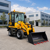 Mini-chargeuse-pelleteuse LUYU 1-2 tonnes 4x4, machine compacte pour travaux de terrassement, utilisation agricole et de construction