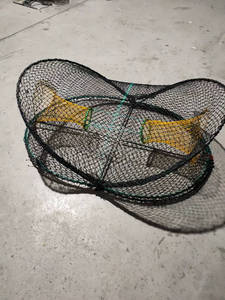 La Chine fabrique un piège à crevettes de haute qualité piège à <span class=keywords><strong>écrevisse</strong></span>s de pêche en maille noire, équipement de poisson - Product Image 6