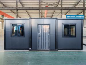 <span class=keywords><strong>Maison</strong></span> préfabriquée mobile extensible pour stand, avec double aile pliable, pour chantier <span class=keywords><strong>de</strong></span> construction - Product Image 2