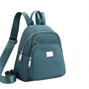 Fashion <b>Waterproof</b> Nylon <b>School</b> <b>Backpack</b> for Girls Women Simple Design Leisure Outdoor Use Travel Zipper Polyester Spring - Product Image 2