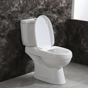 Venta al por mayor de fábrica Juego de piezas de <span class=keywords><strong>baño</strong></span> <span class=keywords><strong>Precio</strong></span> de inodoro Dos inodoros Taza de inodoro de cerámica de color blanco - Product Image 5