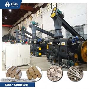 Nouvelle <span class=keywords><strong>presse</strong></span> automatique de vis de charbon de bois de biomasse pour compresser les déchets agricoles, la balle de riz, la paille, la coquille de noix de coco - Product Image 2