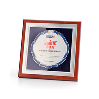Plaques en bois vierges de nouvelle conception, plaques carrées en bois gravées dorées, cadre souvenir, cadeau, décoration de bureau, vente en gros