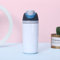 Bouteille d'eau isotherme en acier inoxydable écologique de 16oz, 19oz, 24oz, 32oz, vierge pour sublimation, avec transfert thermique coloré