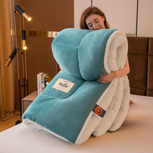 220x240cm 5kg phản ứng in nhung mùa đông chăn dày ấm áp Nữ Hoàng Kích thước <span class=keywords><strong>Comforter</strong></span> cho mùa đông - Product Image 5