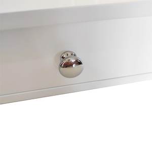 Kệ treo tường nổi với 3 ngăn kéo, kệ lưu trữ hành lang, 80x15x10 cm, màu trắng - Product Image 6