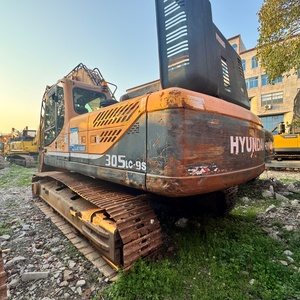 Excavatrice sur chenilles d'occasion Hyundai de 30 tonnes, importée d'origine, puissante, peinture d'origine, pour projets d'ingénierie - Product Image 1