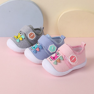 Zapatos para caminar de bebé para primavera y otoño, suela blanda, zapatos de lona para bebé de 0 a 2 años, zapatos de tela con dibujos animados - Product Image 2