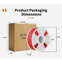 Filamen PLA 1.75mm 1kg untuk Printer 3D, Filamen PLA Dasar 10kg Grosir Massal untuk Pencetakan 3D, Hemat Biaya