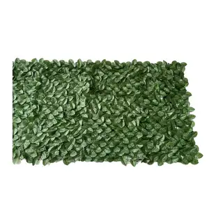 Xunmengyuan wholesale plastic green leaves privacy artificial screen fence roll for garden outdoor decor