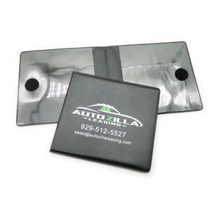 Cartera de <span class=keywords><strong>PVC</strong></span> personalizada para documentos de coche, funda para registro de coche y seguro - Product Image 2
