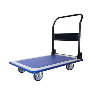 Superior-Quality Stainless Steel Utility Cart With Ergonomic Handle And Shock Absorption Wheels For Office And Warehouse Use - Product Image 4
