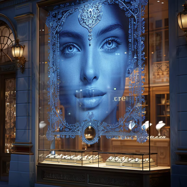 Ultra-Clear 3D Holographic LED Display with Exceptional Effect for Retail Windows and Exhibitions