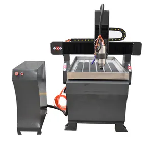 Mini máquina enrutadora CNC para trabajo de Metal 6090, fresadora de Metal, grabado, forma de corte, máquina de procesamiento de ranurado de perforación