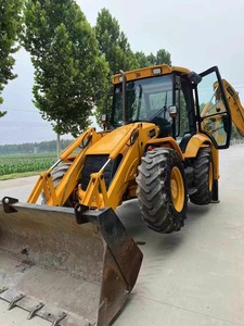 Retroexcavadora JCB Amarilla Usada, Maquinaria de Construcción con Motor, Sistema Hidráulico, Caja de Cambios, Bomba y Motor - Product Image 1