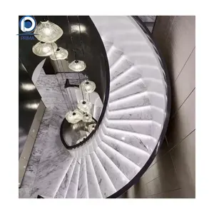 프리마 계단 알루미늄 나무 계단 나무 계단 저렴한 가격 계단 디자인 이중 나선형 계단