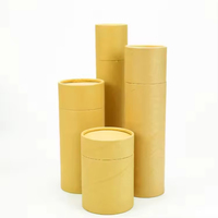 Tube en papier kraft composite biodégradable à double couche, cordon en papier kraft, boîte cadeau pour l'industrie alimentaire (pizza et gâteaux de lune)