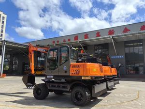 Jinggong engenharia e construção máquinas escavação máquina Multifunções Rodas Escavadeira - Product Image 5