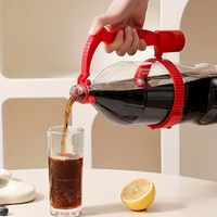 Nouvelle poignée de bouteille de boisson, tasse de contrôle du débit, ouvre-bouteille pour empêcher le déversement de boisson, porte-gobelet