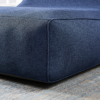 Canapé gonflable moderne confortable avec cadre en bois, matériau PVC écologique - Utilisation en camping et en chambre à coucher, fauteuil de détente