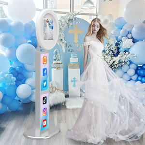Ipad Photo Booth 360 Degree Rotation RGB Lighting Video Streaming Selfie Stick For Live Streaming Vlog - Product Image 4