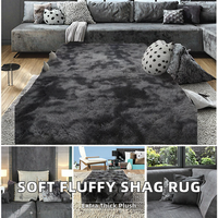 Large Fluffy Shaggy Modern Polyester Rug Soft Plush Carpets Bedroom Living Room Kid's Room High Pile Handmade Washable Anti-Slip