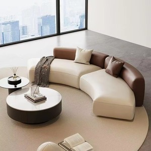 <span class=keywords><strong>Canapé</strong></span> de couloir incurvé moderne de luxe nordique, édition designer pour les salons compacts, <span class=keywords><strong>canapé</strong></span> de réception de salon de beauté - Product Image 6