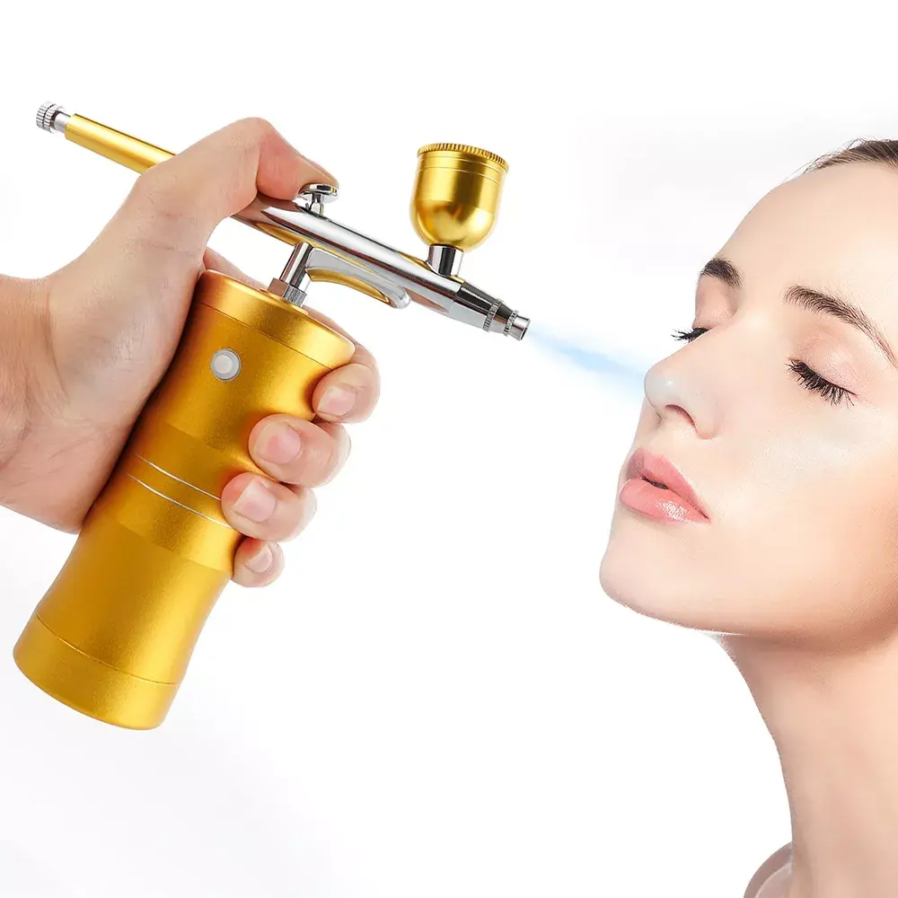 2023 Bestseller Home Use Spray Hautpflege maschine Make-up Airbrush Pistole und Kompressor