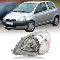 Phare avant pour Toyota Vitz Yaris 1999 2000 2001 2002, phare de conduite, DRL, 12V, pièces automobiles, éclairage automobile