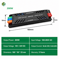 Suplai Daya LED Ultra Tipis 100-265V ke 24V 12V Transformator LED Strip CV untuk Lampu Linear Papan Reklame Bercahaya