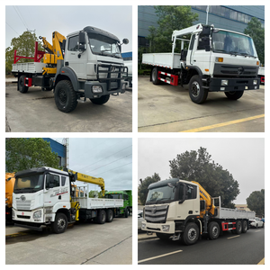 Camion <span class=keywords><strong>benne</strong></span> Dongfeng 4x2 de 5 tonnes avec <span class=keywords><strong>grue</strong></span> manipulateur, prix usine, à vendre - Product Image 3