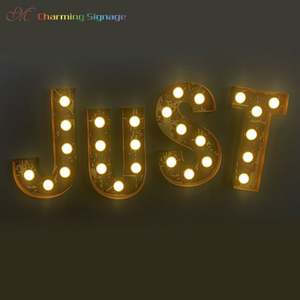 IP68 extérieur acrylique signe géant lettres d'amour illuminé mariage chapiteau lumières grande <span class=keywords><strong>lettre</strong></span> 'Marry Me' ampoule voiture publicité - Product Image 2