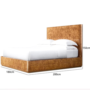 <span class=keywords><strong>Matelas</strong></span> moderne 180*200*150cm, mobilier de chambre à coucher américain, lit en bois massif, lit king-size, lit queen-size, hôtel, villa, personnalisable, écologique, durable - Product Image 6